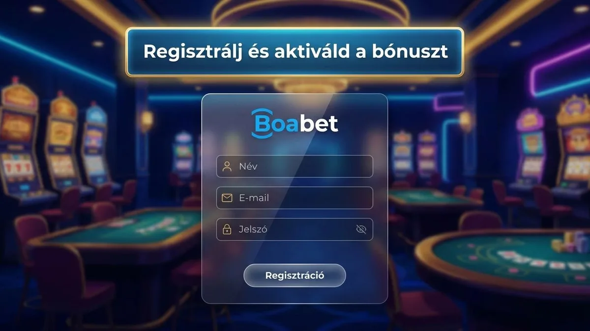 Regisztráció bónusszal
